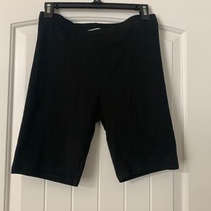black biker shorts
